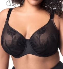 Elila Tulip Embroidered Underwire Bra 2801