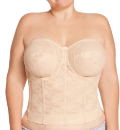 Elila Lace Strapless Longline Underwire Bra 6621 -Freya Fashion Shop elila elil01 6621 cs3