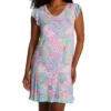 Ellen Tracy Paisley Short Sleeve Chemise 8025529