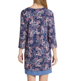 Ellen Tracy Paisley 3/4 Sleeve Chemise 8025557 -Freya Fashion Shop ellen tracy elen01 8025557 bs