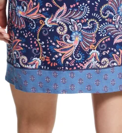 Ellen Tracy Paisley 3/4 Sleeve Chemise 8025557 -Freya Fashion Shop ellen tracy elen01 8025557 cs2