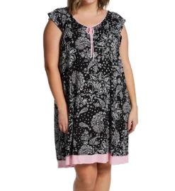 Ellen Tracy Paisley Short Sleeve Chemise 8125573 -Freya Fashion Shop ellen tracy elen01 8125573 cs6