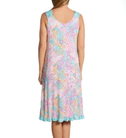 Ellen Tracy Paisley Sleeveless Midi Gown With Soft Bra 8225529 -Freya Fashion Shop ellen tracy elen01 8225529 bs