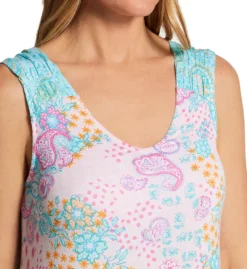 Ellen Tracy Paisley Sleeveless Midi Gown With Soft Bra 8225529 -Freya Fashion Shop ellen tracy elen01 8225529 cs2