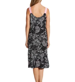 Ellen Tracy Black Paisley Midi Gown With Soft Bra 8225573 -Freya Fashion Shop ellen tracy elen01 8225573 bs