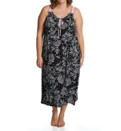 Ellen Tracy Black Paisley Midi Gown With Soft Bra 8225573 -Freya Fashion Shop ellen tracy elen01 8225573 cs6