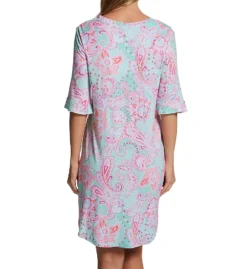 Ellen Tracy Mint Paisley Elbow Sleeve Tunic 8325585 -Freya Fashion Shop ellen tracy elen01 8325585 bs