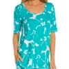 Ellen Tracy Printed Tunic Top 8423009 -Freya Fashion Shop ellen tracy elen01 8423009 gs