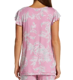 Ellen Tracy Paisley Short Sleeve Sleep Top 8425553 -Freya Fashion Shop ellen tracy elen01 8425553 bs
