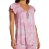 Ellen Tracy Paisley Short Sleeve Sleep Top 8425553 -Freya Fashion Shop ellen tracy elen01 8425553 gs