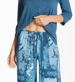 Ellen Tracy Knit Top And Wide Leg PJ Set 8723065 -Freya Fashion Shop ellen tracy elen01 8723065 cs1