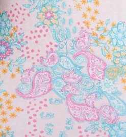 Ellen Tracy Paisley Short Sleeve Cropped Pant PJ Set 8725529 -Freya Fashion Shop ellen tracy elen01 8725529 cs1