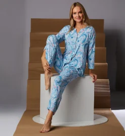 Ellen Tracy Boxy Button Front PJ Set 8725571 -Freya Fashion Shop ellen tracy elen01 8725571 cs6
