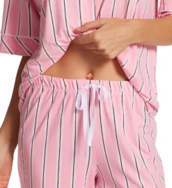 Ellen Tracy Boxy Button Front Kimono PJ Set 8725574 -Freya Fashion Shop ellen tracy elen01 8725574 cs2