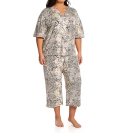 Ellen Tracy Boxy Button Front Kimono PJ Set 8725574 -Freya Fashion Shop ellen tracy elen01 8725574 cs6