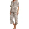Ellen Tracy Boxy Button Front Kimono PJ Set 8725574 -Freya Fashion Shop ellen tracy elen01 8725574 gs