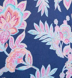 Ellen Tracy Navy Paisley Sleeveless Wide Leg Capri PJ Set 8725598 -Freya Fashion Shop ellen tracy elen01 8725598 cs1