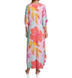 Ellen Tracy Tropical Floral Long Caftan 8925585 -Freya Fashion Shop ellen tracy elen01 8925585 bs