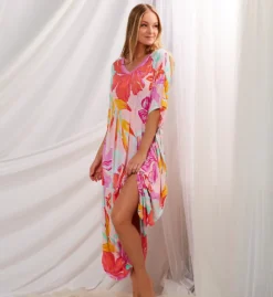 Ellen Tracy Tropical Floral Long Caftan 8925585 -Freya Fashion Shop ellen tracy elen01 8925585 cs5