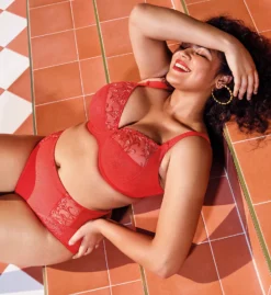 Elomi Charley Underwire Plunge Bra EL4380 -Freya Fashion Shop elomi elom01 el4380 cs6