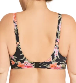 Elomi Dark Tropics Underwire Plunge Bikini Swim Top ES0102 -Freya Fashion Shop elomi elom01 es0102 bs
