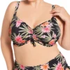 Elomi Dark Tropics Underwire Crop Swim Top ES0106 -Freya Fashion Shop elomi elom01 es0106 gs