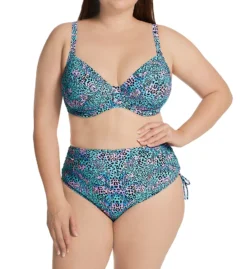 Elomi Electric Savannah Underwire Plunge Bikini Swim Top ES0702 -Freya Fashion Shop elomi elom01 es0702 cs1