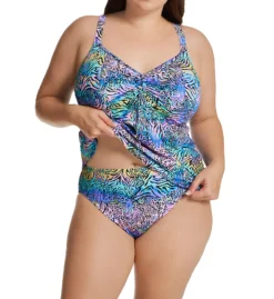 Elomi Electric Savannah Moulded Tankini Swim Top ES0761 -Freya Fashion Shop elomi elom01 es0761 cs1