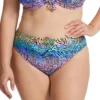 Elomi Electric Savannah Mid Brief Swim Bottom ES0772 -Freya Fashion Shop elomi elom01 es0772 gs