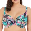 Elomi Pina Colada Underwire Plunge Bikini Swim Top ES7262