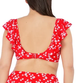 Elomi Plain Sailing Underwire Frill Bikini Swim Top ES7273 -Freya Fashion Shop elomi elom01 es7273 cs2