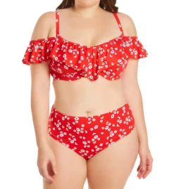 Elomi Plain Sailing Underwire Frill Bikini Swim Top ES7273 -Freya Fashion Shop elomi elom01 es7273 cs4