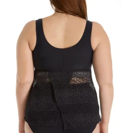 Elomi Indie Wirefree Twist Front Tankini Swim Top ES7535 -Freya Fashion Shop elomi elom01 es7535 bs