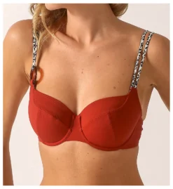 Empreinte Wild Underwire Solid 3 Part Cup Swim Top KMS-WLD