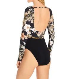 Everyday Sunday Tulum Love Long Sleeve One Piece Swimsuit 0145 -Freya Fashion Shop everyday sunday ever01 0145 bs