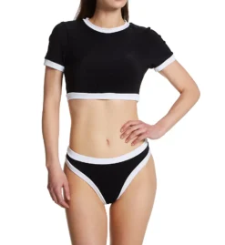 Everyday Sunday Sunday Romance Short Sleeve Rashguard Swim Top J0205 -Freya Fashion Shop everyday sunday ever01 j0205 cs1