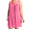 Exquisite Form Coloratura Sleeveless Short Nightgown 30107 -Freya Fashion Shop exquisite form exqf01 30107 gs