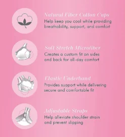 Exquisite Form Cotton Wireless Bra 5100535 -Freya Fashion Shop exquisite form exqf01 5100535 cs4