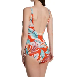 Fantasie Bamboo Grove Underwire V-Neck One Piece Swimsuit FS1630 -Freya Fashion Shop fantasie fan001 fs1630 bs