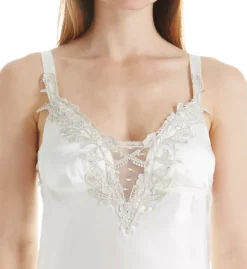 Flora Nikrooz Stella Charmeuse Long Gown With Foam Cup T80235 -Freya Fashion Shop flora nikrooz flor01 t80235 cs1