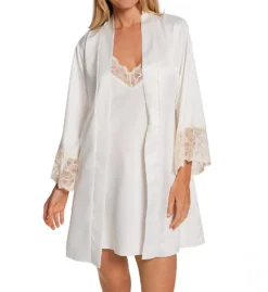 Flora Nikrooz Kit Matte Charmeuse Wrap Robe With Lace T90482 -Freya Fashion Shop flora nikrooz flor01 t90482 cs3