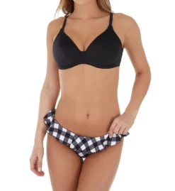 Freya Totally Check Italini Frill Brief Swim Bottom AS2927 -Freya Fashion Shop freya fre001 as2927 cs3