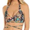 Freya Wild Daisy Banded Halter Underwire Swim Top AS7031 -Freya Fashion Shop freya fre001 as7031 gs