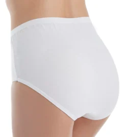 Fruit Of The Loom Ladies White Cotton Brief Panties - 10 Pack 10DBRWH -Freya Fashion Shop fruit of the loom fotl01 10dbrwh bs