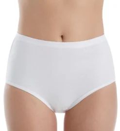 Fruit Of The Loom Ladies White Cotton Brief Panties - 10 Pack 10DBRWH -Freya Fashion Shop fruit of the loom fotl01 10dbrwh fs