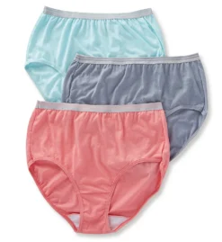 Fruit Of The Loom Cotton Heather Brief Panty - 3 Pack 3DBRIHT -Freya Fashion Shop fruit of the loom fotl01 3dbriht cs2