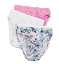 Fruit Of The Loom Cotton Hi-Cut Brief Panties - 3 Pack 3DHICAS -Freya Fashion Shop fruit of the loom fotl01 3dhicas cs2