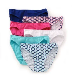 Fruit Of The Loom Cotton Stretch Bikini Panties - 6 Pack 6DCSBI1 -Freya Fashion Shop fruit of the loom fotl01 6dcsbi1 cs2