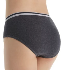 Fruit Of The Loom Heather Low Rise Brief Panties - 6 Pack 6DLRBH1 -Freya Fashion Shop fruit of the loom fotl01 6dlrbh1 bs