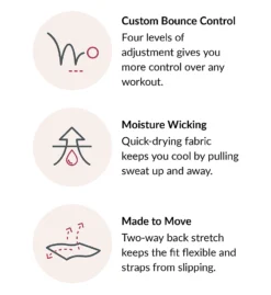 Glamorise Double Layer Custom Control High Impact Sports Bra 1166 -Freya Fashion Shop glamorise glam01 1166 cs4